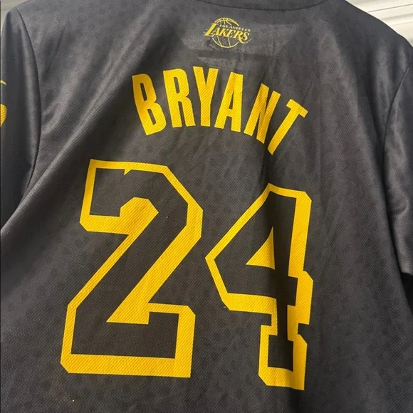 Black and Gold Dodgers Men's Shirt - Picture 7 of 8